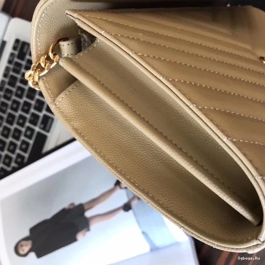 CHAIN MATELASSÉ YSL WALLET CASSANDRE 0809